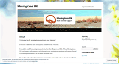 Desktop Screenshot of meningiomauk.org